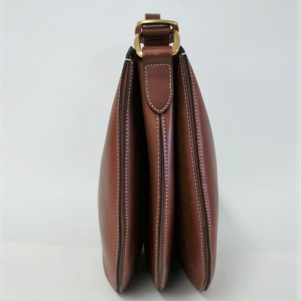 Celine Medium Saddle Bag Brown Leather - Picture 4 of 8